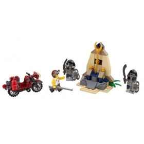 LEGO Pharaohs Quest - 7306 - Jeu de Construction - Les Gardiens du Spectre Dor