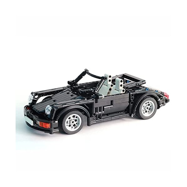 ZRY MOC-8013 Supercar Jeu de 629 briques de construction 964/911 cabriolet pour adultes, compatible avec Lego