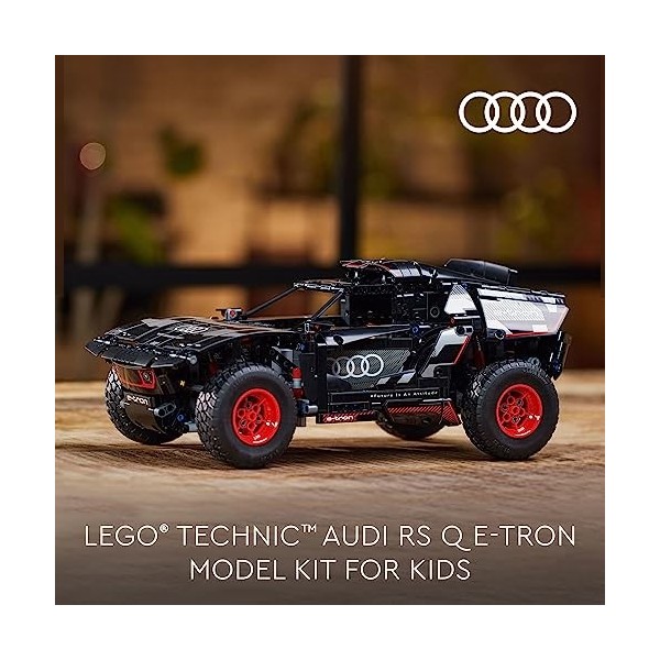 LEGO Technic Audi RS Q e-tron 42160 Kit de construction avancé pour enfants à partir de 10 ans, ce jouet de voiture télécomma