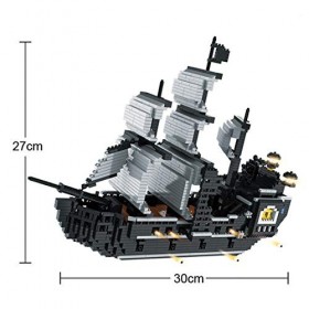 KOAEY Blocs de Construction Bateau Pirate, Jeu de Construction de Bateau Pirate Non Compatible avec Lego, 3247 pièces