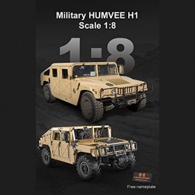 HYZH Jeu de construction pour véhicule tout-terrain Humvee CADA C61036W 3935 Briques de serrage 1:8 Jeu de construction compa