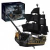 yzvey 13186 Bateau de Pirates Modèle, MOC 5266 Pièces Black Pearl Navire Pirate Bloc de Construction, Cadeau de Collection po