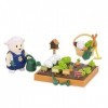 Li’l Woodzeez – Ensemble de Jardin – Jouets de 31 pièces avec Figurine Animal et Accessoires de Jardinage – Mini-poupées et S