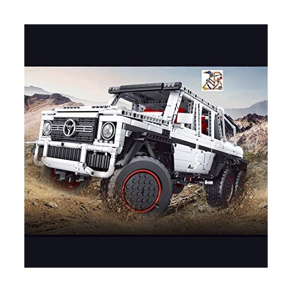 Likecom Technic Voiture Tout-Terrain Jeu de Construction, 2.4Ghz/APP RC Voiture Télécommande, 3686+Pièces Blocs de Constructi