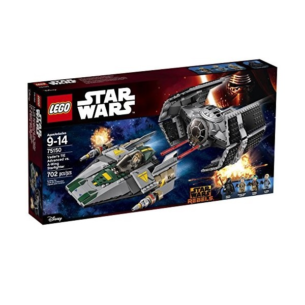 LEGO Star Wars Vaders TIE Advanced vs. A-Wing Starfighter 75150 by LEGO