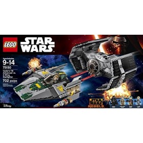LEGO Star Wars Vaders TIE Advanced vs. A-Wing Starfighter 75150 by LEGO