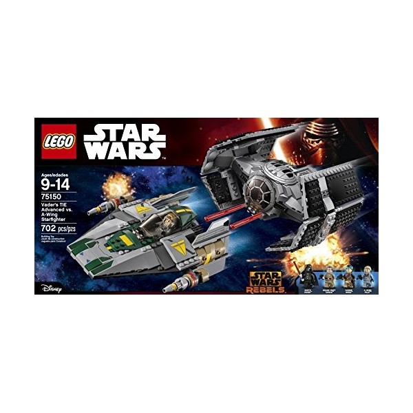 LEGO Star Wars Vaders TIE Advanced vs. A-Wing Starfighter 75150 by LEGO