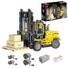 KAML Technic Grue Camion Blocs de Construction, 2.4Ghz/APP RC Électrique Grue Télécommandé avec et Moteur, Jeu de Constructio