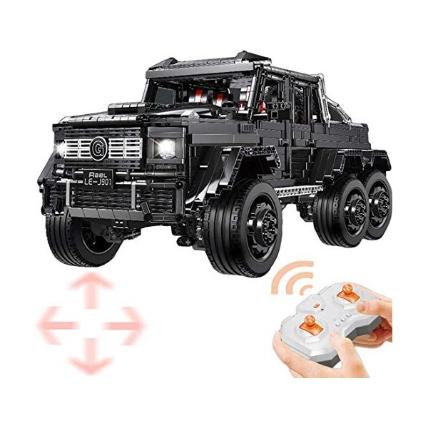 Technic Bloc de construction pour modèle G63 avec moteur et LED, 3300 pièces, jeu de construction Technic sur mesure, véhicul