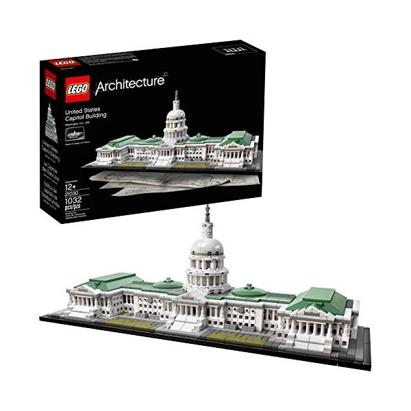 LEGO Architecture 21030 United States Capitol Building Kit 1032 Piece by LEGO