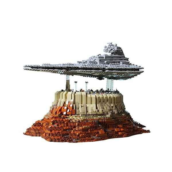 Kit de construction Technique Destroyer étoilé, 5162 pièces, The Empire Over Jedha City Superstar Destroyer Modèle Blocs de c