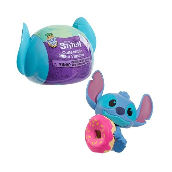 STITCH Disney, Capsule Mini, Surprise, 12 Figurines à Collectionner, Jouets pour Enfants à partir de 3 Ans, TTC01