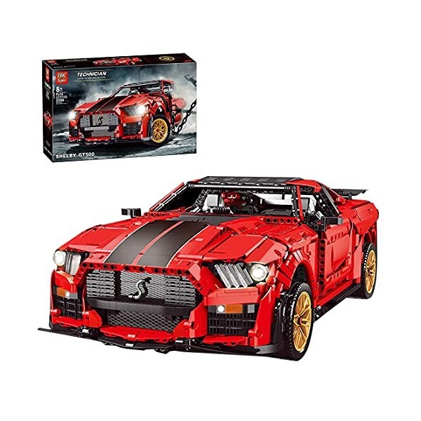 Maquette voiture : Junior Kit : Pull back Action : Voiture de course rouge