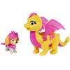 PAW PATROL, Ensemble de Figurines daction de Marshall et Dragon Jade de Rescue Knights - Jouets pour Enfants à partir de 3 A