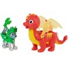 PAW PATROL, Ensemble de Figurines daction de Marshall et Dragon Jade de Rescue Knights - Jouets pour Enfants à partir de 3 A