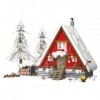 LAKIN Noël hiver ville ville Street View équipé de 2355 pièces de Noël refuge les bâtiments ensemble jouet Street View équipé