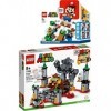 LEGO® Super Mario™ Ensemble de 2 pièces 71360 71369 Pack de démarrage Les Aventures de Mario + La Bataille du château de Bows