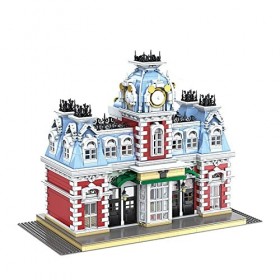 WangSiwe City Creativity Street View Blocs de Construction La Station Du Dreamland Ensemble Bricolage Modèle Briques Enfants 