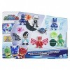 PJ Masks F2096 Pyjamasques, Coffret Héros et Méchants, Jouet préscolaire avec 7 Figurines Pyjamasques et 10 Accessoires, dès 