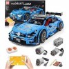 WangSiwe Technic Car Building Set Pour Amg C63 Dtm Racing Car, 2.4G Rc Race Car Construction Set Avec Moteurs, 1900 Pièces Bl