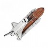 TYCOLE Gobricks Space Shuttle 1:110 Scale Rocket Aircraft Building Blocks Set Rocket-Propelled Plane Vehilce Bricks Toys fo