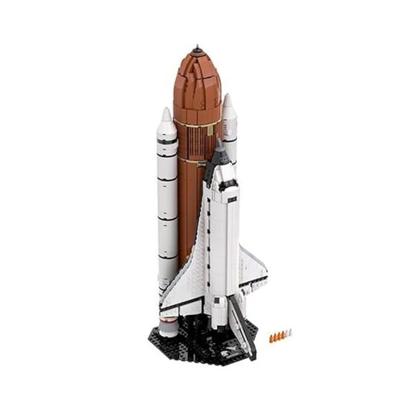 TYCOLE Gobricks Space Shuttle 1:110 Scale Rocket Aircraft Building Blocks Set Rocket-Propelled Plane Vehilce Bricks Toys fo