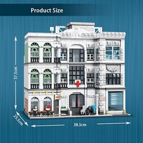 Kit De Maison De Blocs De Construction, Kit De Construction Dhôpital À Quatre Étages De Modular Buildings De 4953 Pièces, Ma