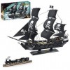 ASSA Technology Kit de blocs de construction de bateau pirate 3423 + pièces Série Pirate Advanced Block Set compatible avec l