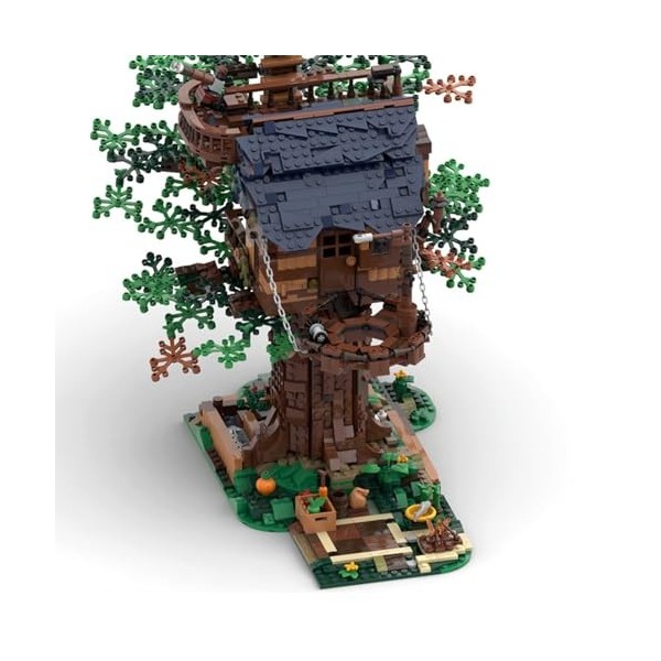 Modulaire Architecture Blocs De Construction 2374pièces MOC New Life Tree House Nano Micro Blocs De Construction Mini Ensembl