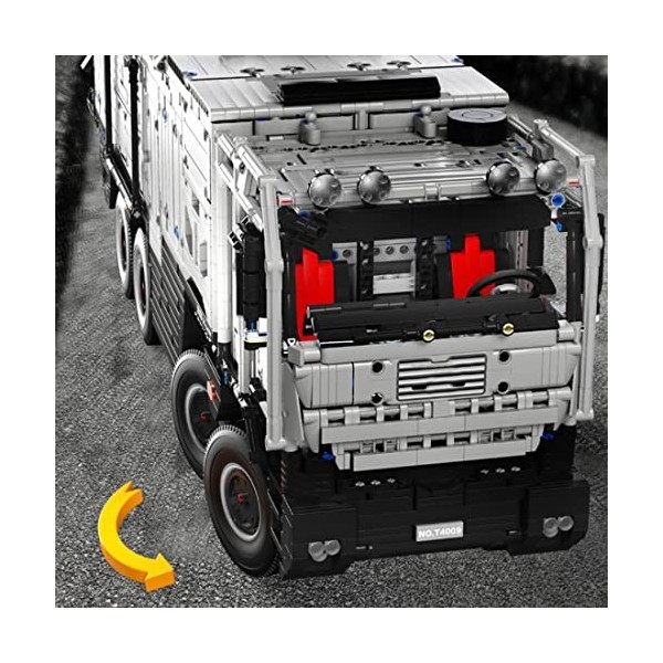 LAKIN Technic Camion Blocs de Construction, RV Tout-Terrain Truck Modèle, Compatible avec Lego, 6068 Pièces RV Tout-Terrain J
