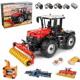 Modèle de tracteur quatre en un de la série Engineering, gros travaux de construction avec 4 moteurs, compatible avec la tech
