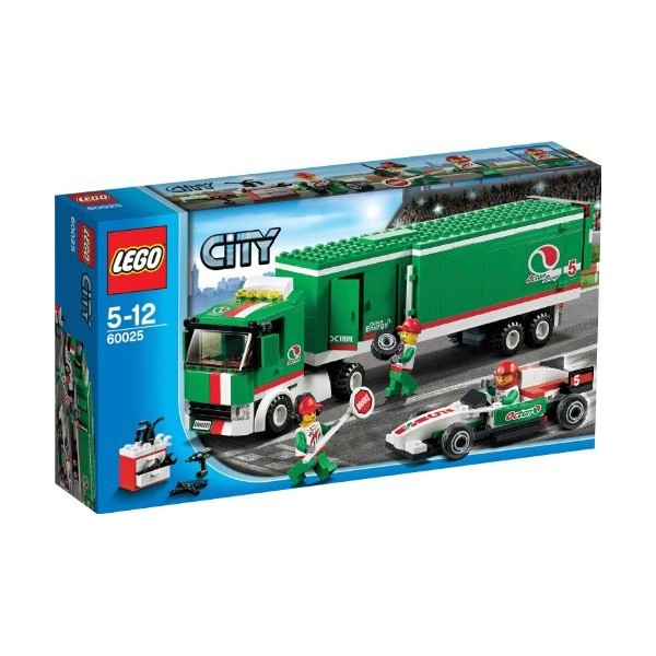 LEGO City - 60025 - Jeu de Construction - Le Camion du Grand Prix
