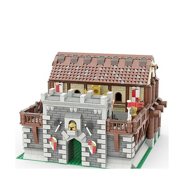 ENDOT Kit de construction médiéval, compatible avec larchitecture Lego, cadeaux éducatifs pour adultes et enfants, 2465 pièc