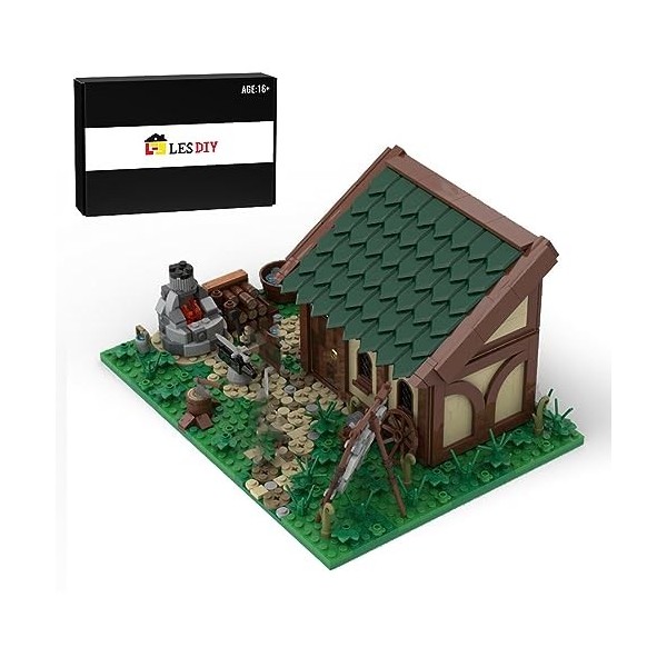 ENDOT Kit de construction médiéval, compatible avec larchitecture Lego, cadeaux éducatifs pour adultes et enfants, 2465 pièc