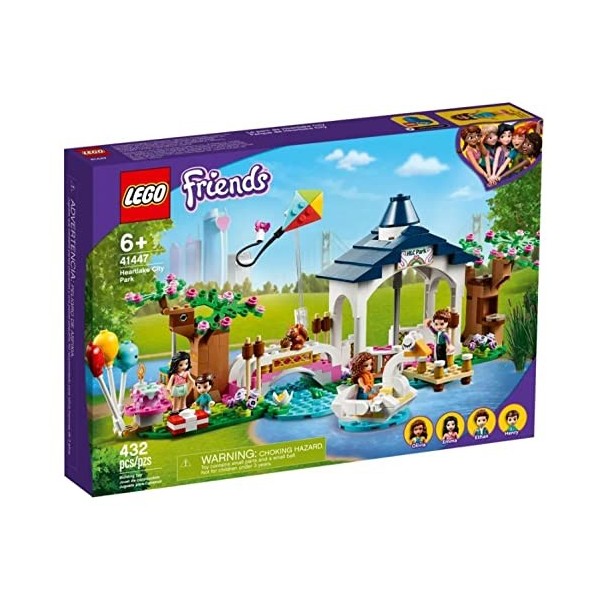 LEGO Friends Heartlake City Park 41447 + chariot de fleurs 30413 