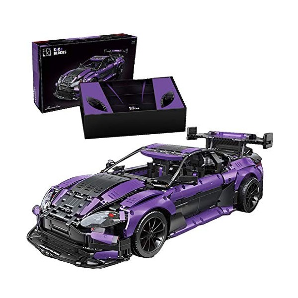 Technic Sports Car Advanced Building Set for 911 RSR Supercar, 3850Pcs 1:8 Static Racing Car Speed ​​Champions Collectible Ve