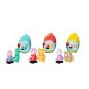 BIG-Bloxx Peppa Pig Funny Eggs – Complément des Ensembles de Jeu de la Gamme BIG-Bloxx – Trois Figurines avec « Peluches » em