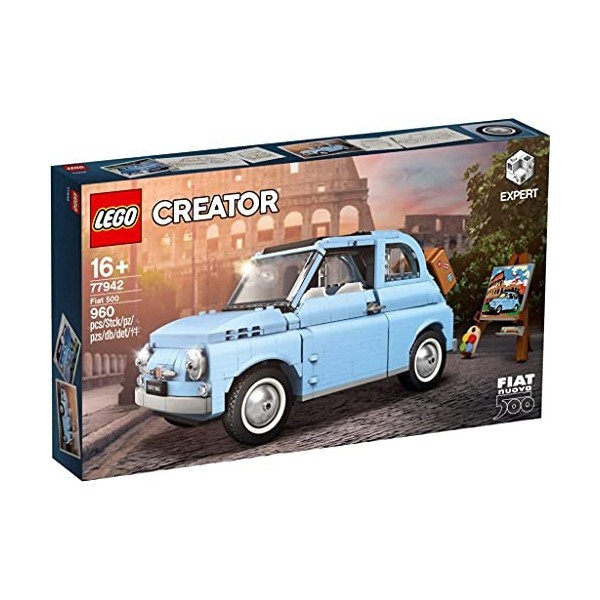 LEGO Creator Expert Fiat 500 Light Blue Limited Edition 77942