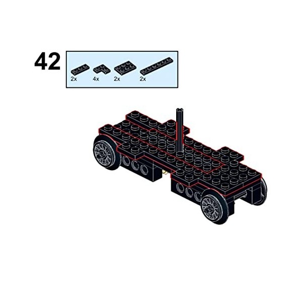 Generic Pacific SD40T-2 Lot de 1961 blocs de construction de train rétro pour adultes - Compatible avec Lego