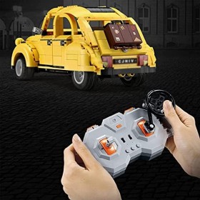 Blocs Construction Supercar, 1238 Pièces Jouets Briques Véhicule Voiture Course pour Enfants et Adultes, Compatible avec Tous