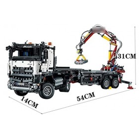 Technics Exclusif Grue Set De Construction 2739Pcs Avec Télécommande Véhicule Dingénierie Jeux De Construction Avec Bloc De 