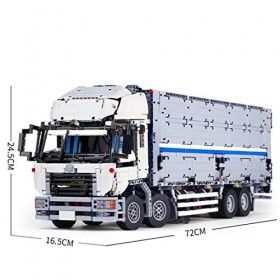 DSXX Technic Camion - Le Transport du Conteneur Jeu de Construction avec Télécommande APP /2,4 GHz, 4166 Pièces Blocs Compati