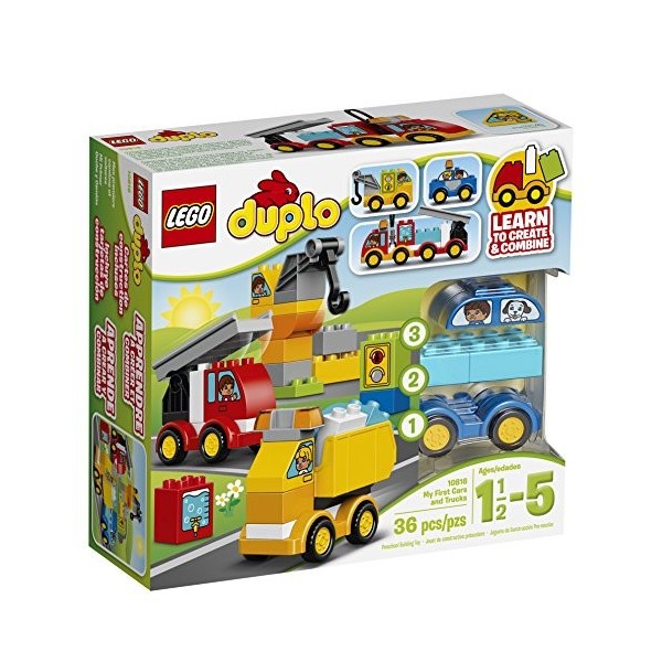 LEGO DUPLO 10816 My First Cars and Trucks Educational Preschool Toy Building Blocks For Your Toddler by LEGO