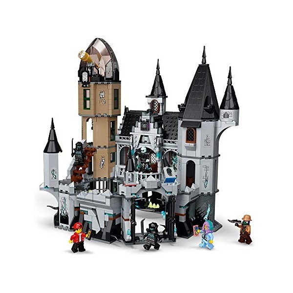 LEGO 70437 Hidden Side La forteresse hantée, appli AR Games, Set de Jeu de réalité augmentée multijoueur interactif pour iPho