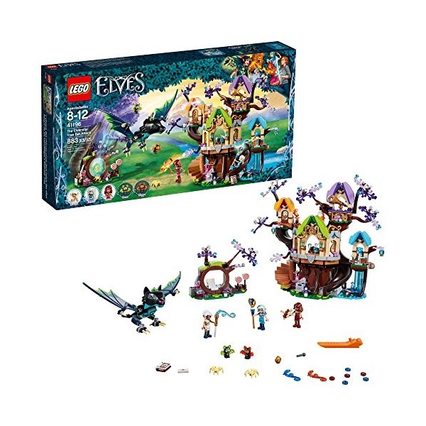 LEGO Elves The Elvenstar Tree Bat Attack 41196 Building Kit 883 Piece 