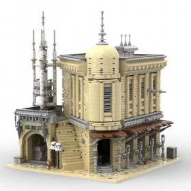 FORTTS Modèle de Blocs de Construction de Maison modulaire - 3155 pièces Boutique Hôtel Blocs de Construction Architecture Mi