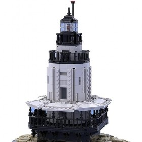 Modulaire Architecture Blocs De Construction 2161pièces MOC Spring Point Ledge Lighthouse Nano Micro Blocs De Construction Mi