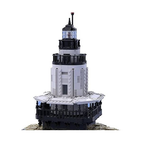 Modulaire Architecture Blocs De Construction 2161pièces MOC Spring Point Ledge Lighthouse Nano Micro Blocs De Construction Mi