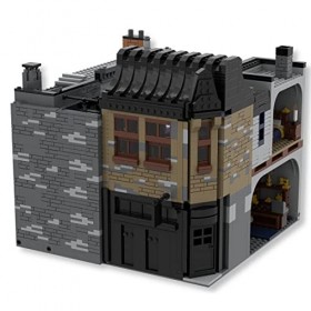 WangSiwe Diagon Alley Bank Building Block, Blocs de Construction de Banque de Scène de Film Magique Compatibles Avec 2060 Pi