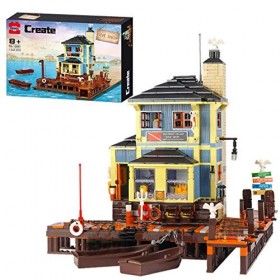 YPZ Modèle de construction de la maison - Modèle de construction modulaire - Avec 2361 pièces et 5 figurines - Jouet de const